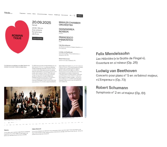Swiss graphic design and UX at the service of culture