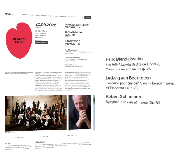 Swiss graphic design and UX at the service of culture