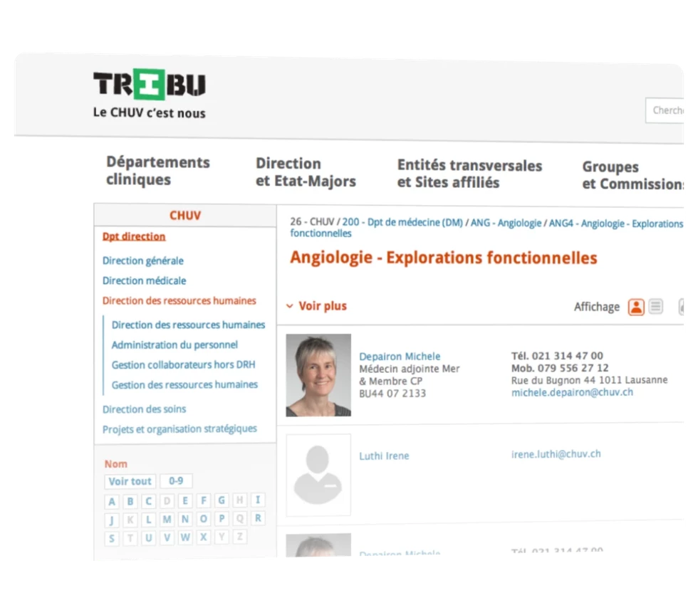 Directories focused on employee needs