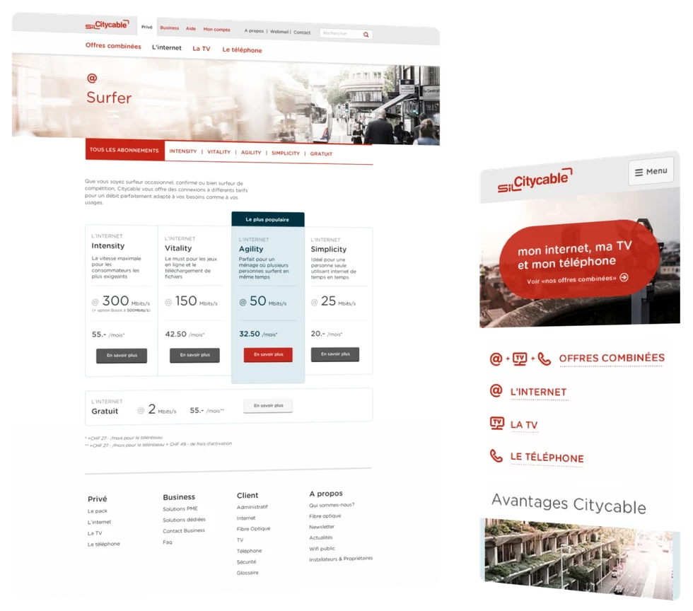 Loyal customers thanks to a new site