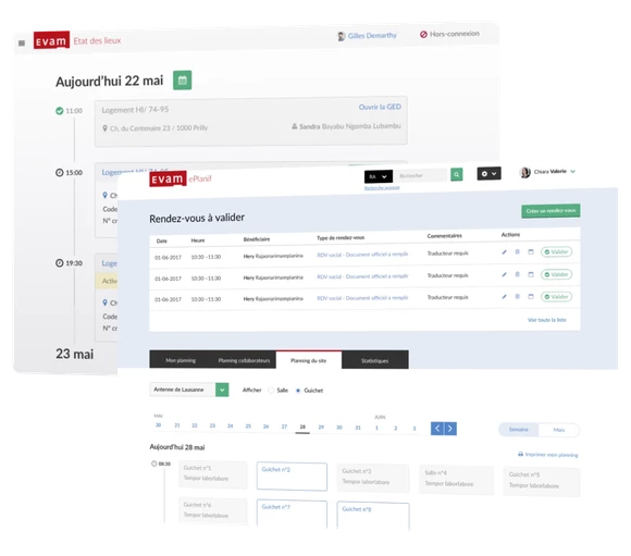 Coherent interfaces to simplify hundreds of employees' daily work