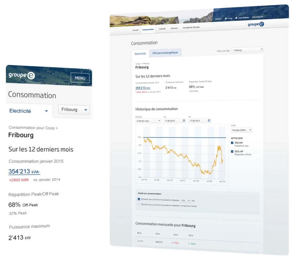 Making easier the management of energy data