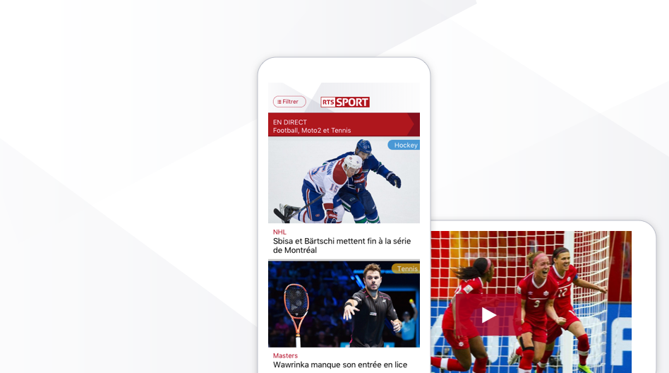 A simple and direct access to all sports news