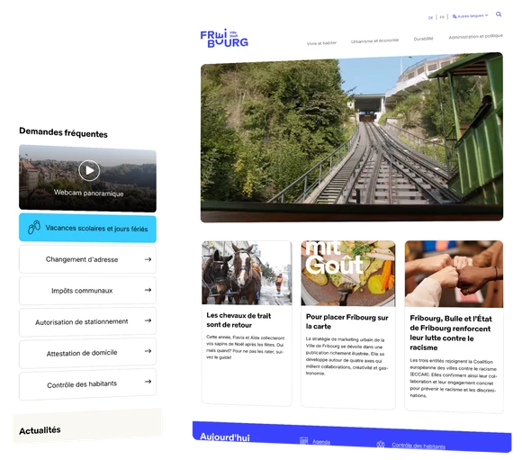 Designing an intuitive and welcoming platform for Fribourg
