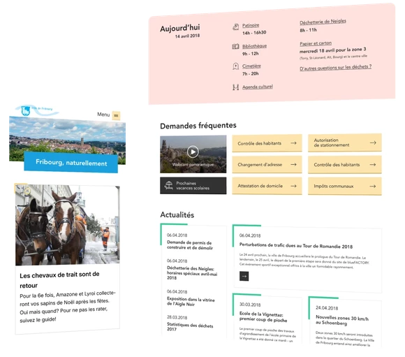 Designing an intuitive and welcoming platform for Fribourg